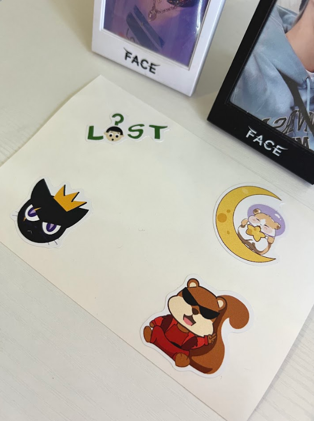 hyung sticker sheet