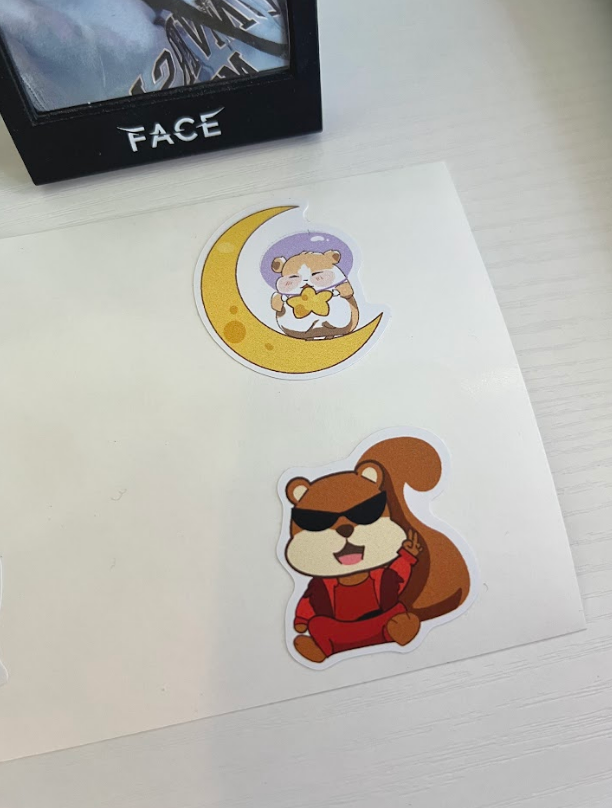 hyung sticker sheet